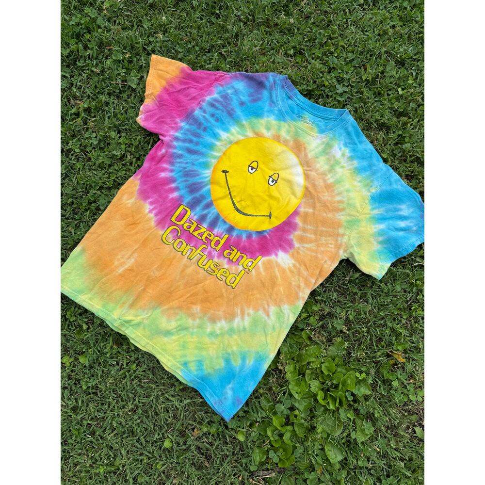Rare Y2K Dazed & Confused Tie Dye Shirt - Medium